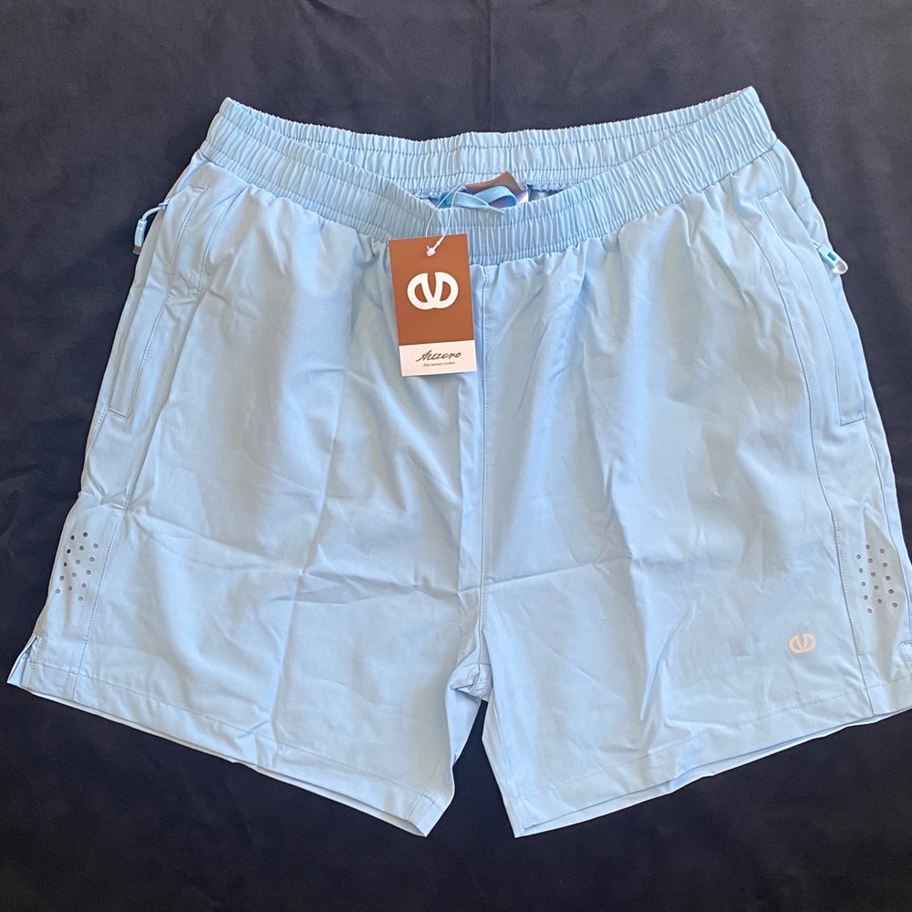Light Blue Men's Athletic Shorts